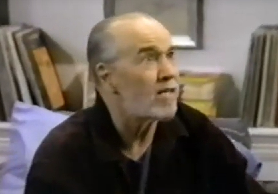 A visually captivating still taken from a pivotal moment in the television sitcom The George Carlin Show (1994-1995)