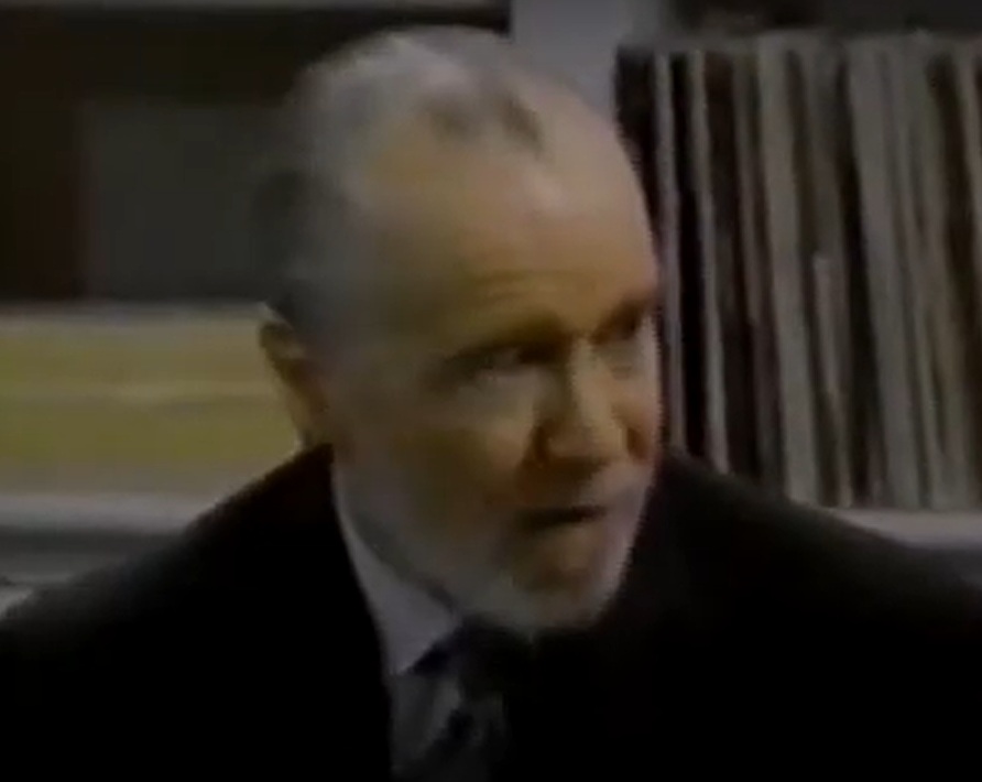 A visually captivating still taken from a pivotal moment in the television sitcom The George Carlin Show (1994-1995)