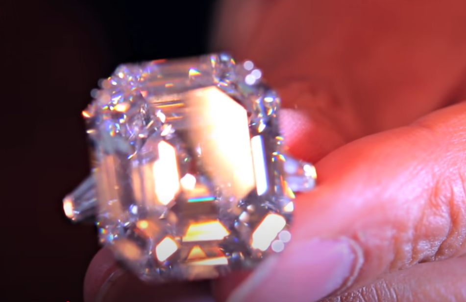 The Krupp diamond closeup