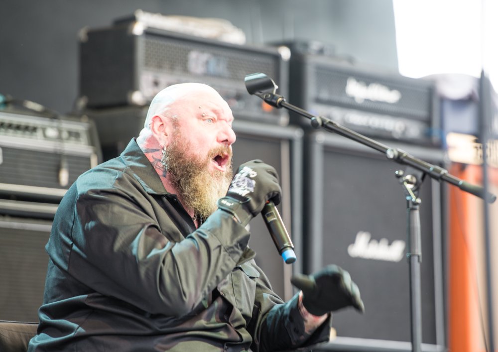 Portrait Photo of English heavy metal singer Paul Di'Anno