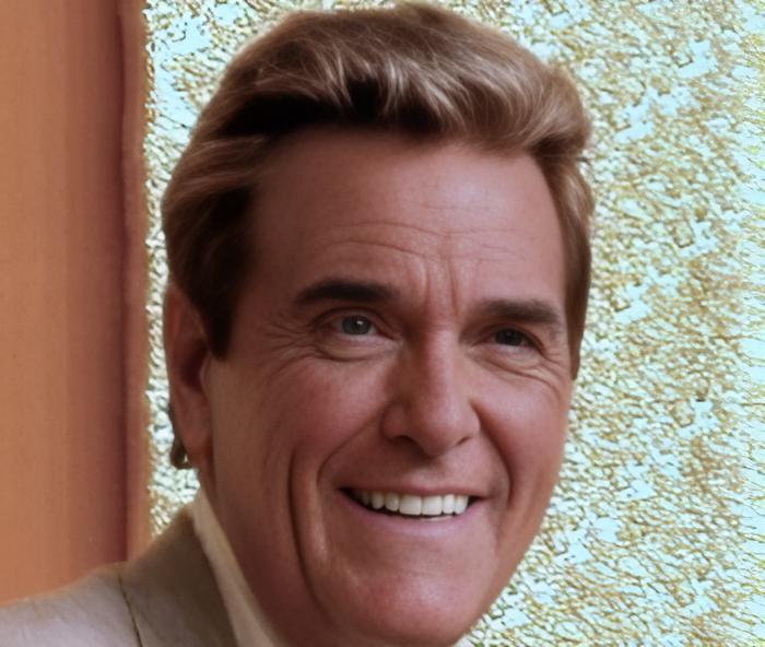 Portrait Photo of American television host and actor Chuck Woolery