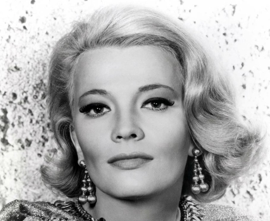 Grayscale Portrait Photo of Gena Rowlands from the film Tony Rome