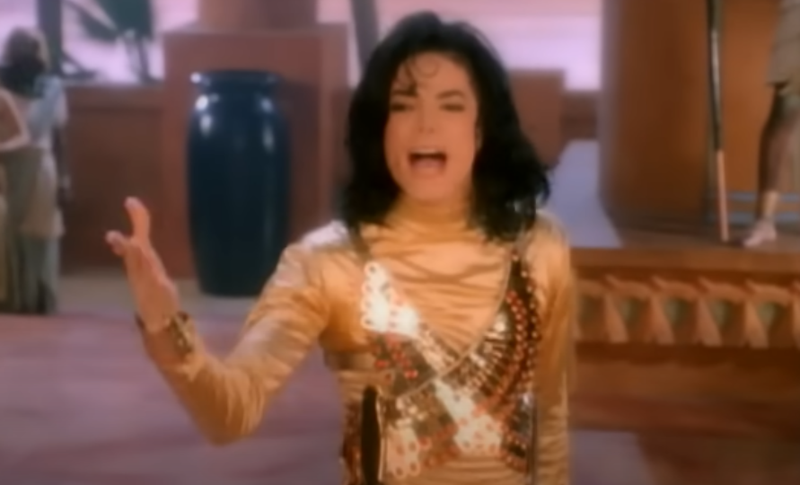 Screenshot from Michael Jackson - Remember The Time (Official Video)