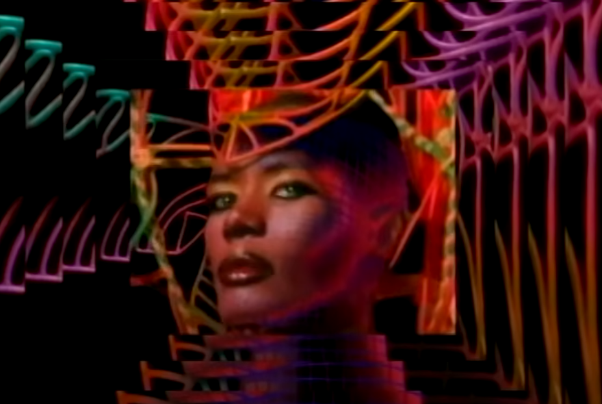 Screenshot from Grace Jones - I'm Not Perfect But I'm Perfect For You