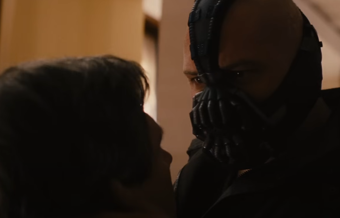 A screenshot from the movie The Dark Knight Rises