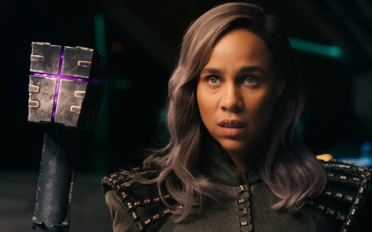 A screenshot from the movie The Marvels