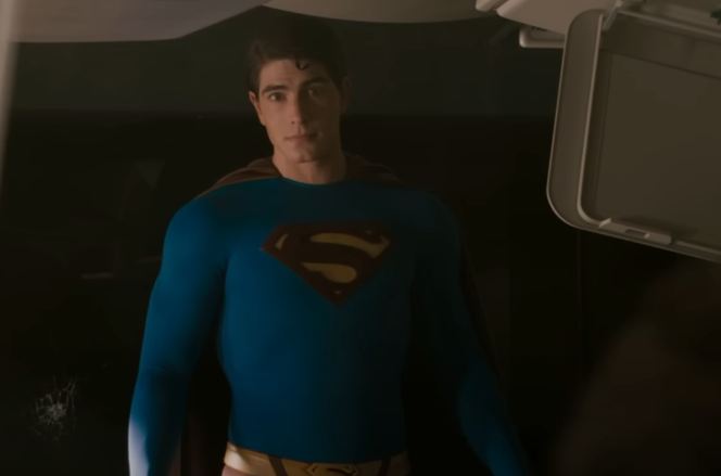 A screenshot from the movie Superman Returns