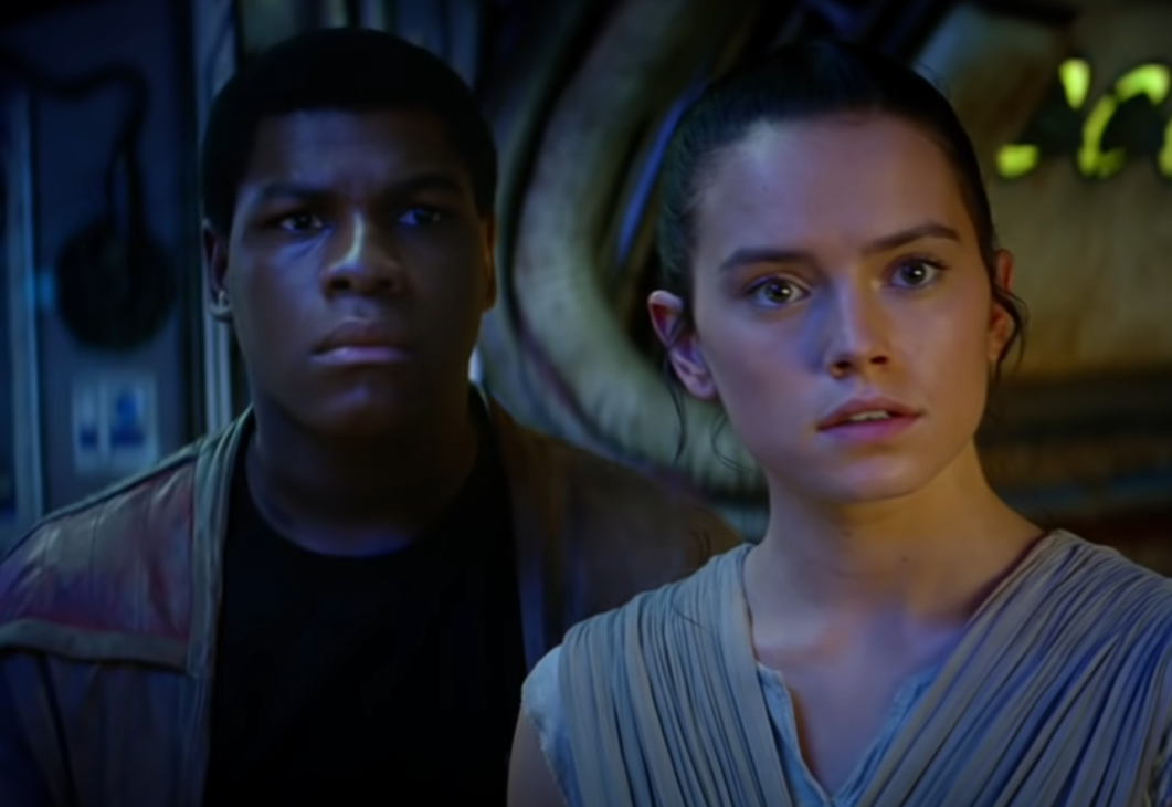 Screenshot of the movie Star Wars: Episode VII - The Force Awakens