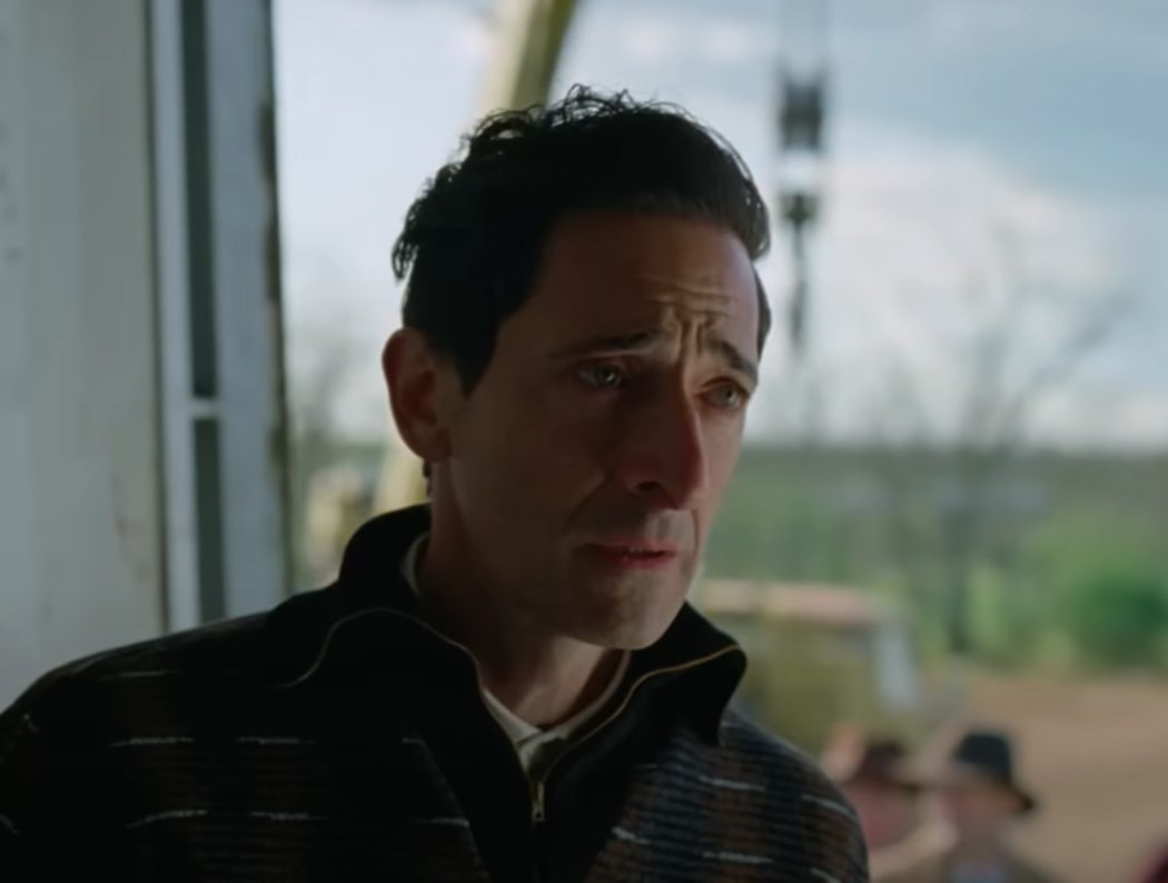 Screenshot of Adrien Brody from - The Brutalist (2024)