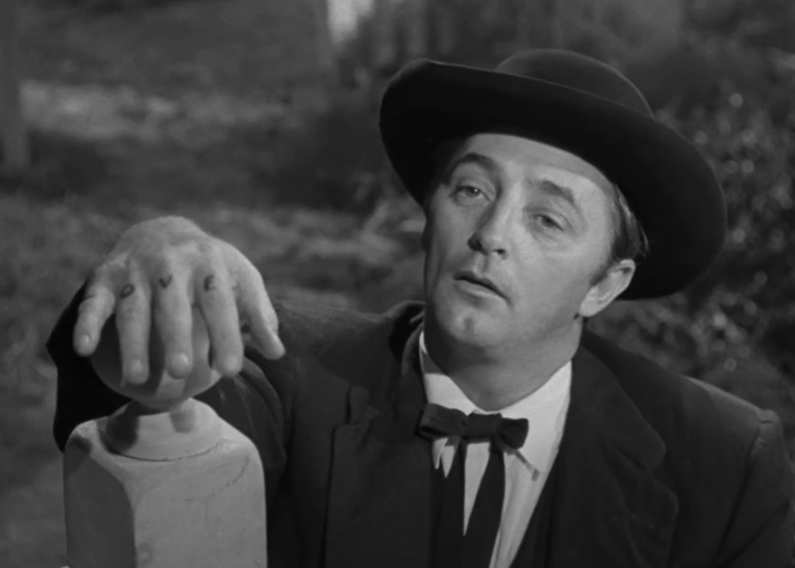 Screenshot from the movie - The Night Of The Hunter (1955)