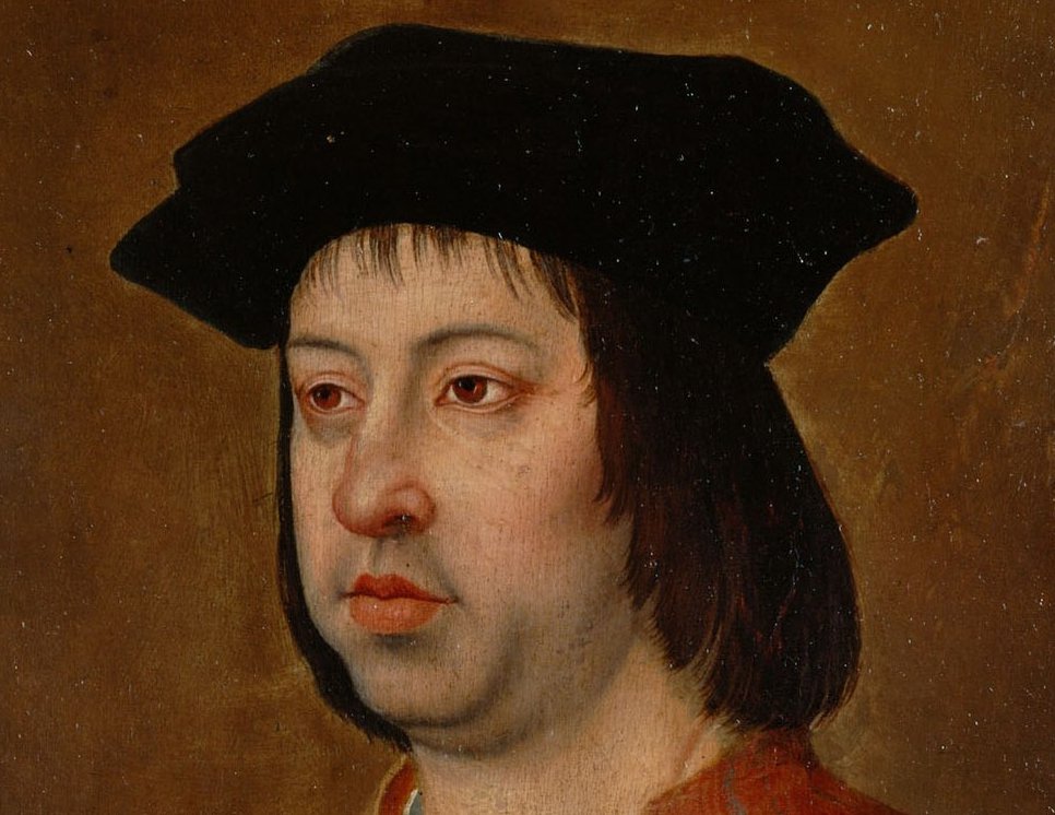 Portrait Painting of Ferdinand II of Aragon by Michel Sittow