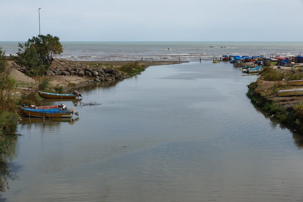 Landscape Photo of the Mordab River in the Astara city, Iran