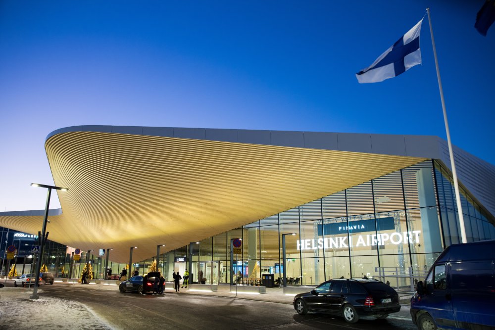 Photo of The new Terminal 2 extension of Helsinki Vantaa Airport