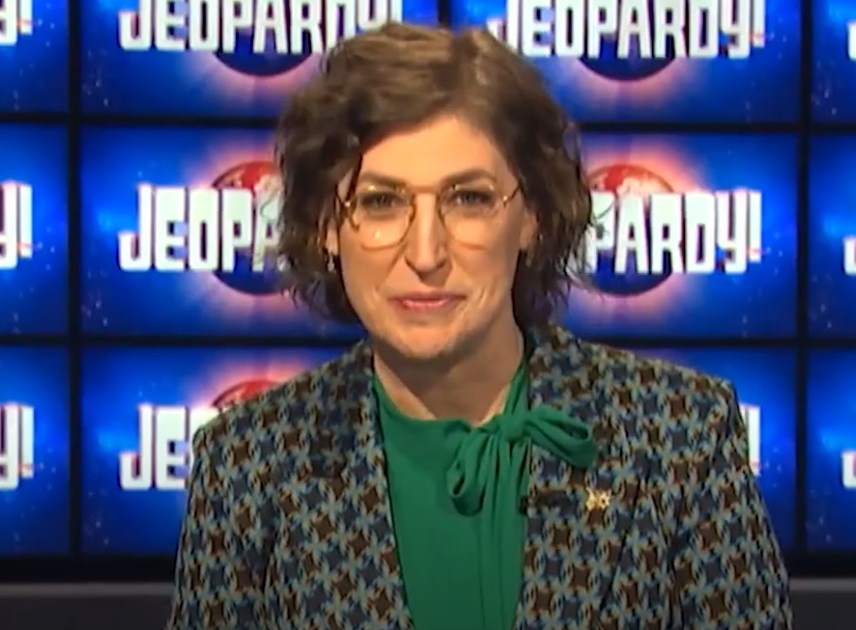 A visually captivating still taken from a pivotal moment in the television game show Jeopardy! (1964-)