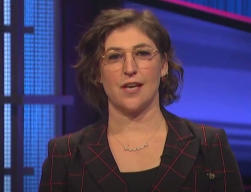 A visually captivating still taken from a pivotal moment in the television game show Jeopardy! (1964-)