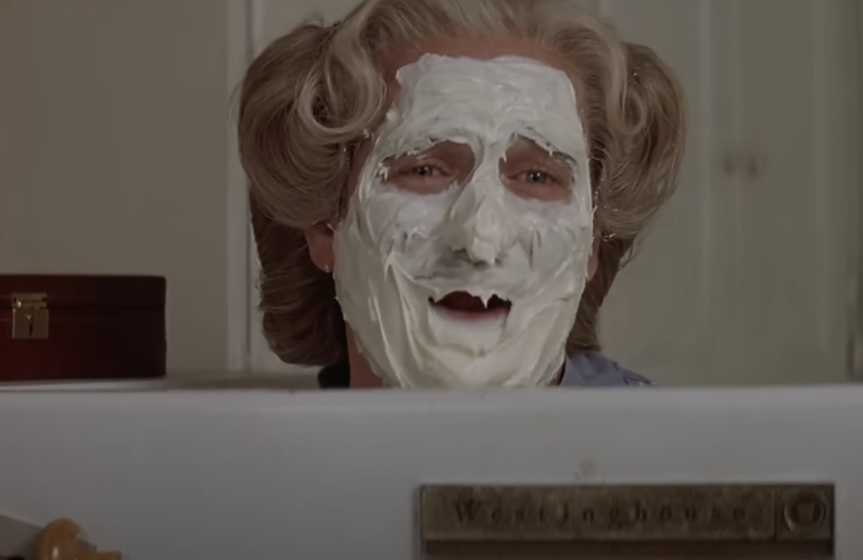 Screenshot of the movie Mrs. Doubtfire