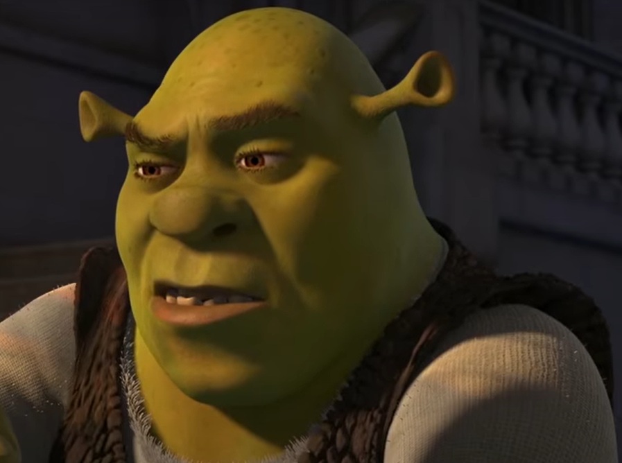 A visually captivating still taken from a pivotal moment in the animated film Shrek the Third (2007)