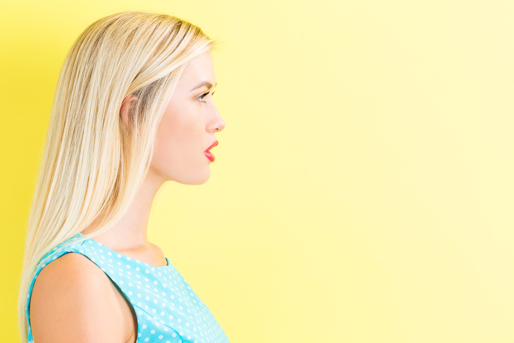 woman Pronouncing a word