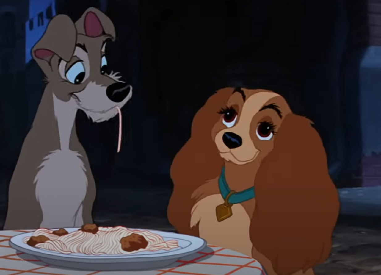 Screenshot from the movie - Lady And The Tramp (1955)