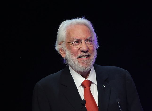 Film director Donald Sutherland