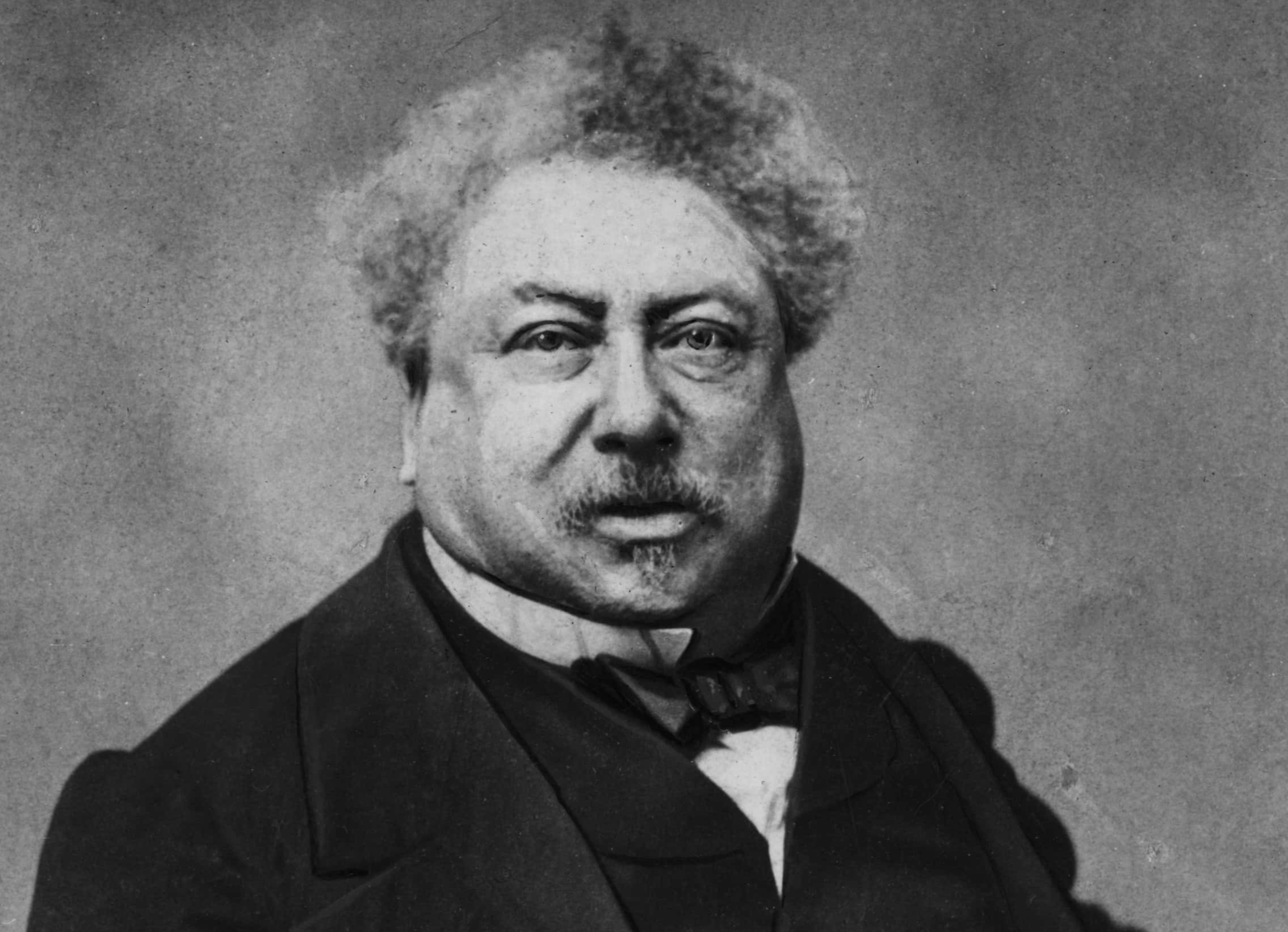 Alexandre Dumas in suit