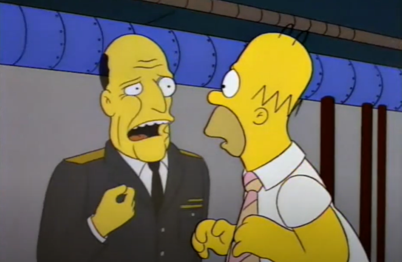 Screenshot from the TV show The Simpsons
