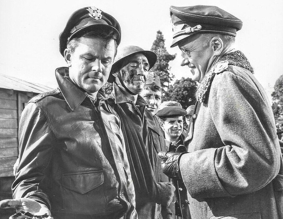 Bob Crane And Werner Klemperer In 'Hogan's Heroes', 1966. Promo Photo