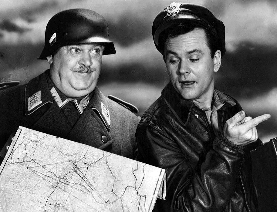 John Banner Bob Crane Hogan's Heroes 1965