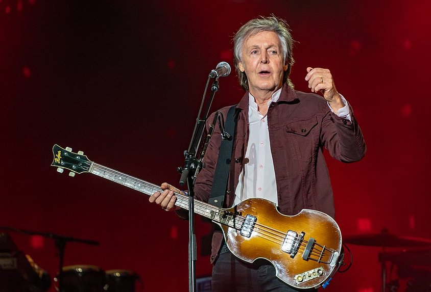 Paul McCartney on stage