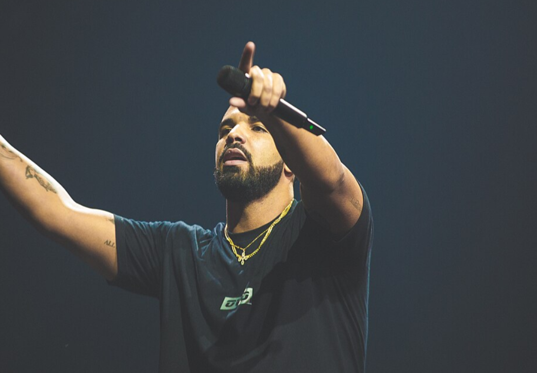 Drake performing on a tour