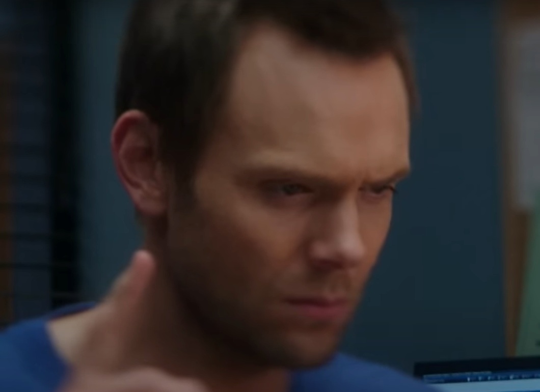 A visually captivating still taken from a pivotal moment in the television series Community (2009-2015)