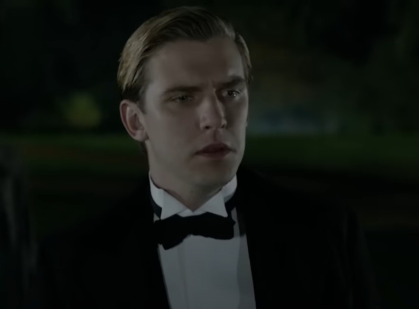 A visually captivating still taken from a pivotal moment in the television series Downton Abbey (2010-2015)