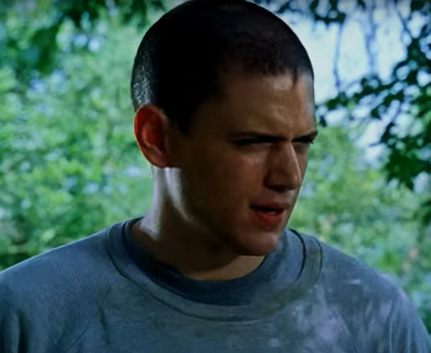 A visually captivating still taken from a pivotal moment in the television series Prison Break (2005-2017)