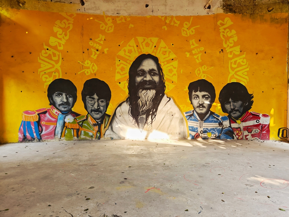 The Beatles mural