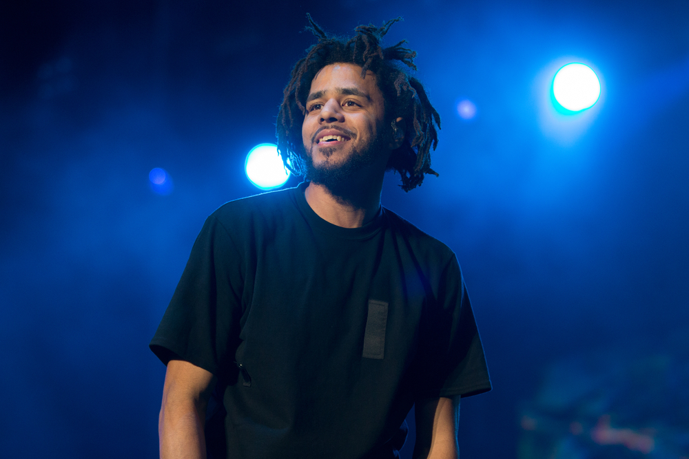 J. Cole performs at Life Is Beautiful Festival in Las Vegas