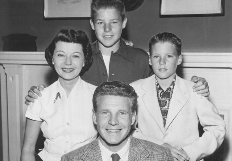 The Nelson family David, Ricky, Ozzie and Harriet