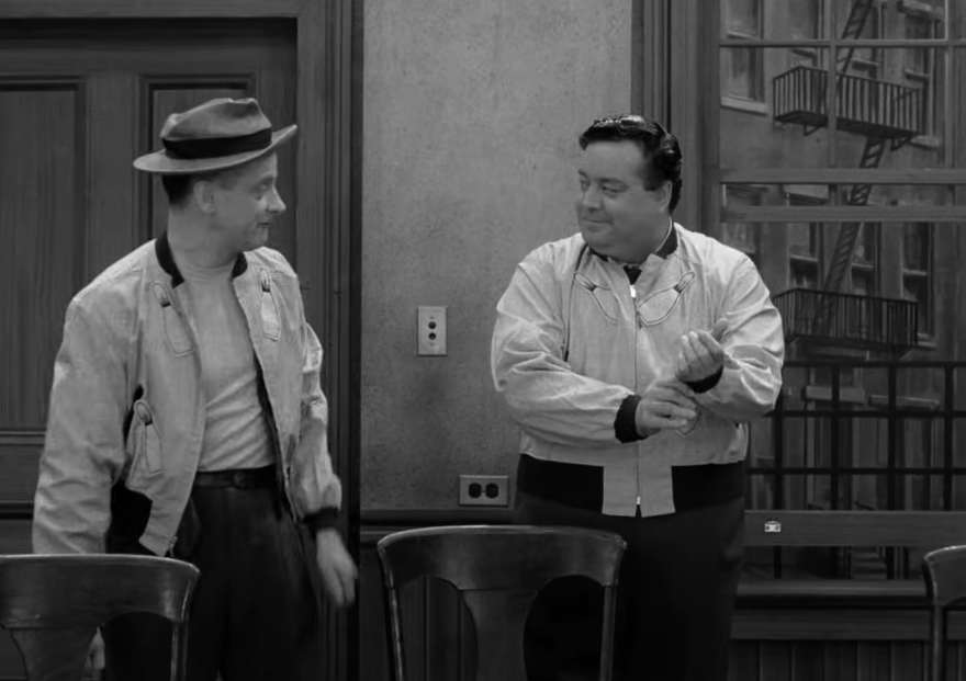 Screenshot of the TV Show The Honeymooners