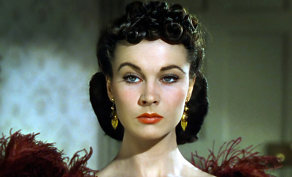 A visually captivating still taken from a pivotal moment in the film Gone with the Wind (1939),