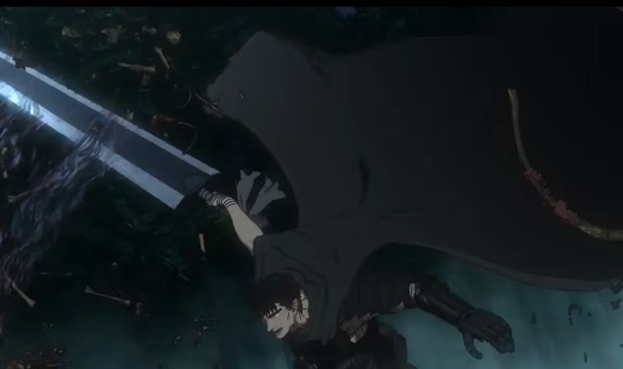 Anime man with sword