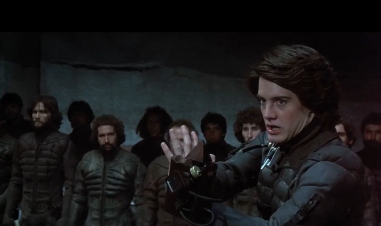 Man holding something in his hands