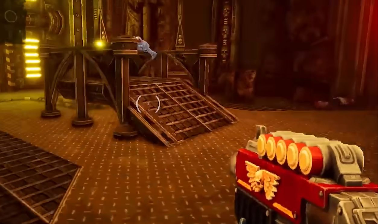 Anime boltgun in motion