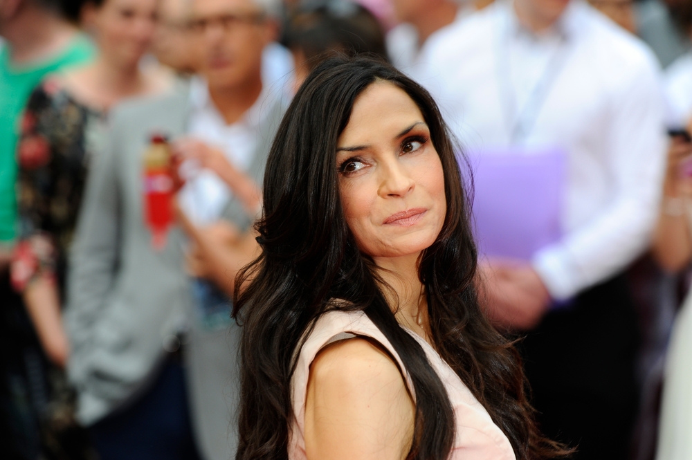 Portrait Photo of American Actress and fashion model Famke Janssen