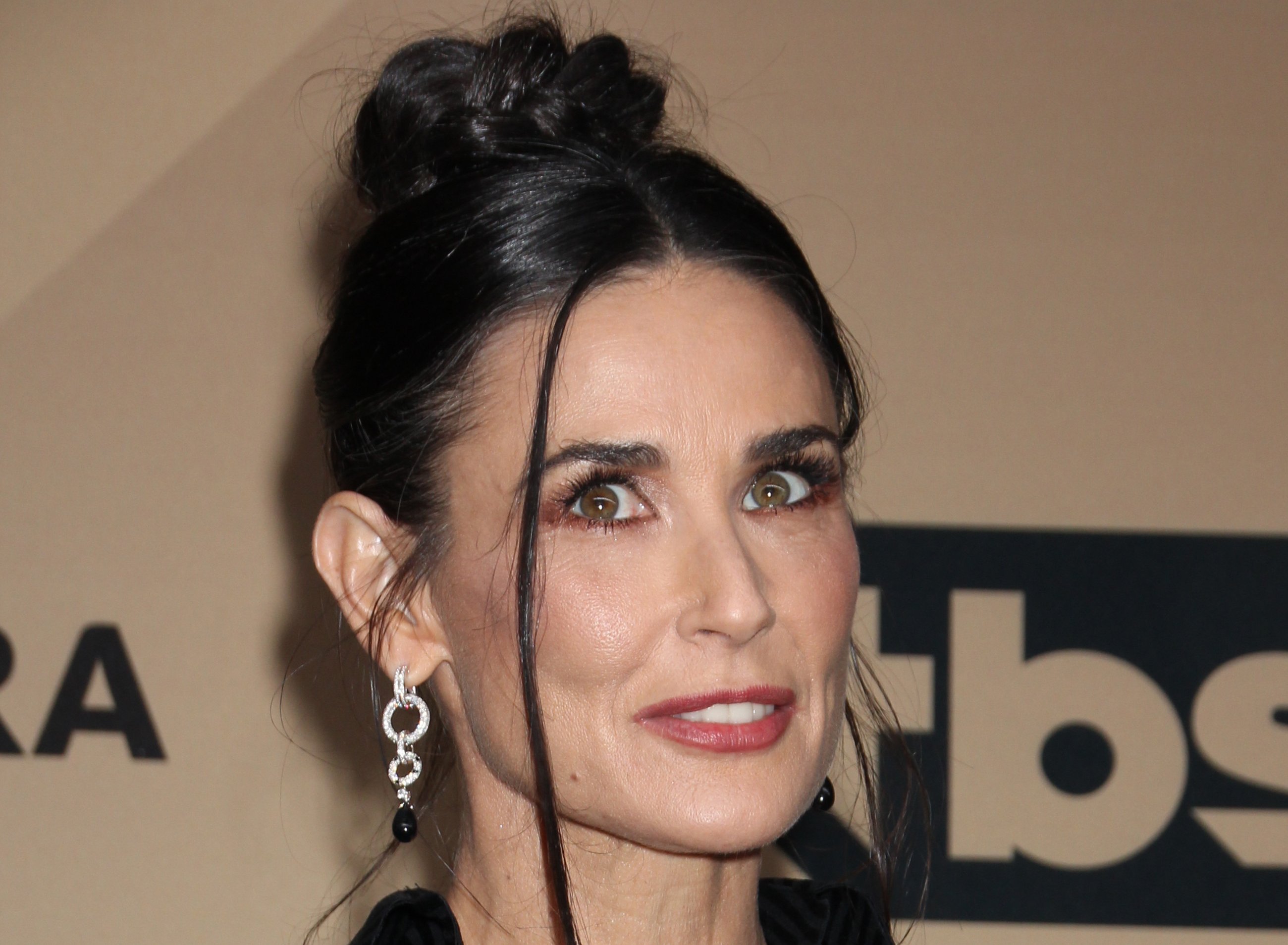 Portrait Photo of American Actress and fashion model Demi Moore