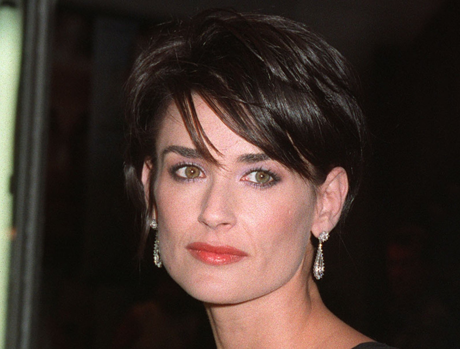 Portrait Photo of American Actress and fashion model Demi Moore