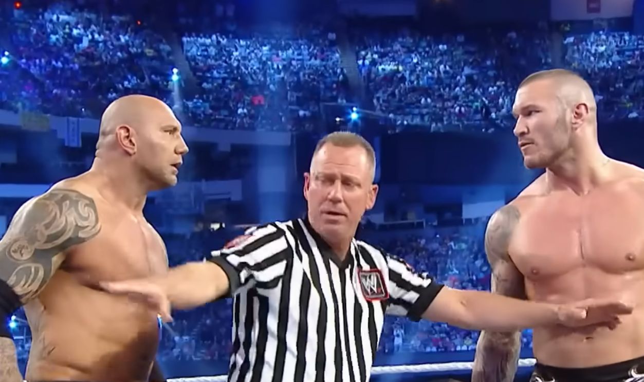 Daniel Bryan Vs Batista Vs Randy Orton