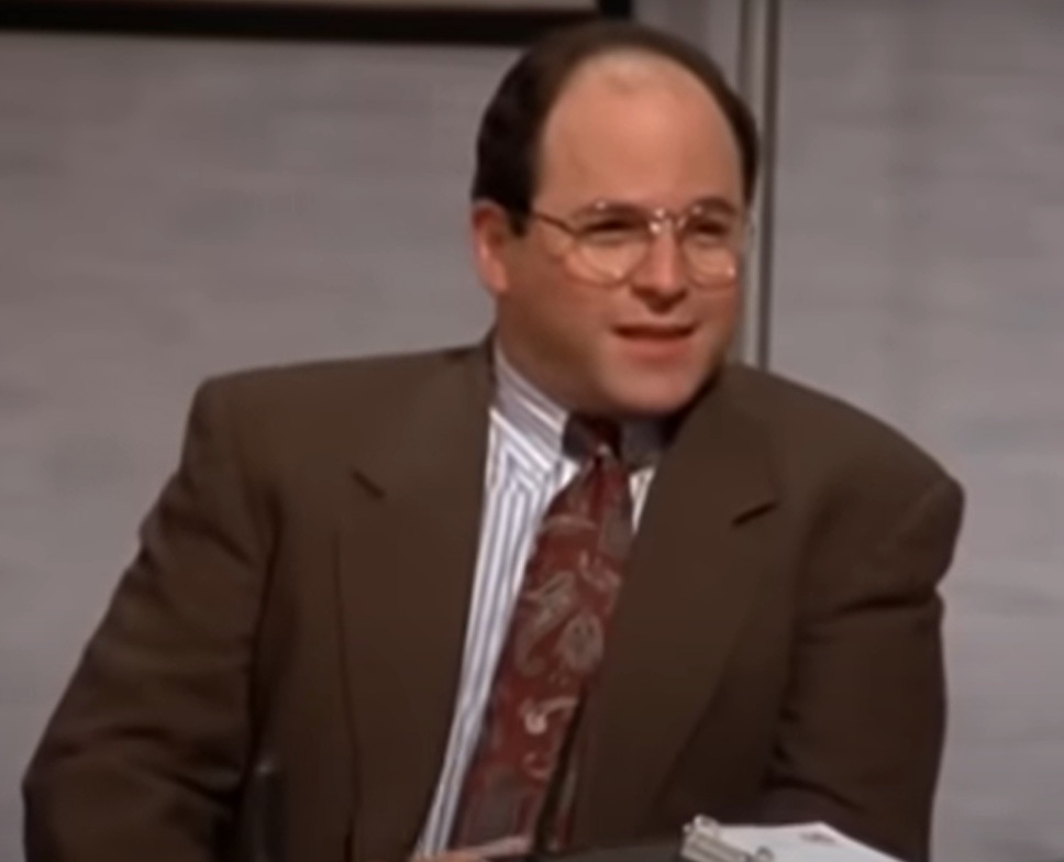 A visually captivating still taken from a pivotal moment in the television sitcom Seinfeld (1989-1998)