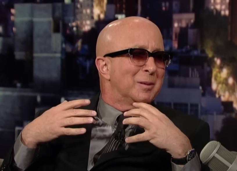 A visually captivating still taken from a pivotal moment in the talk show Late Show with David Letterman (1993-2015)