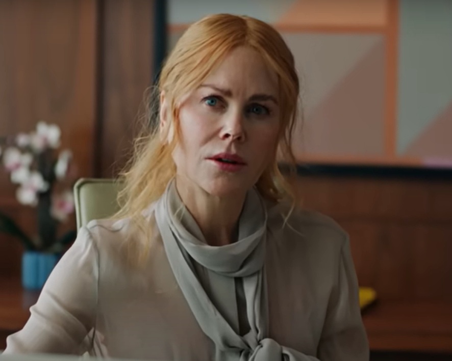 A visually captivating still taken from a pivotal moment in the film Babygirl (2024)