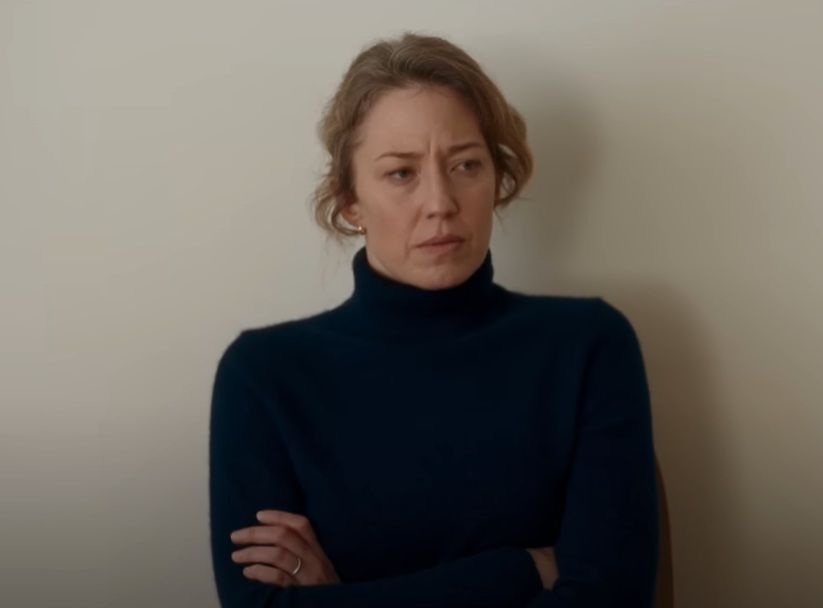 A visually captivating still taken from a pivotal moment in the film His Three Daughters (2023)