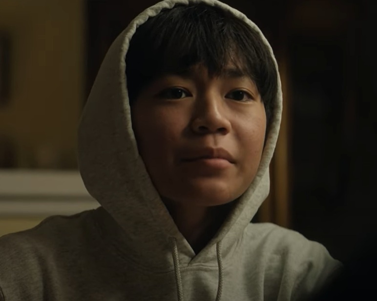 A visually captivating still taken from a pivotal moment in the film Didi (2024)